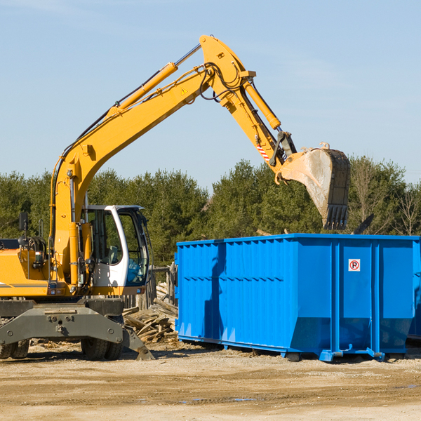 what size residential dumpster rentals are available in Louvale Georgia